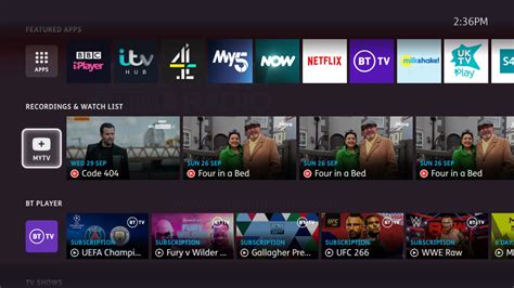 bt youview channel list